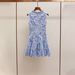 SP Home Women's French Lace Sleeveless Dress - Elegant Round Neck Floral Design, Spring Summer Dress_ecoleips.com