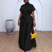 Women's Clothing Satin Silky Strap Flying Sleeve Wide Leg Two Piece Suit_ecoleips.com