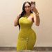 Women's Cross Neck Slimming Fishtail Dress Solid Color Pleated Waist European American Style Autumn Winter Fashion_ecoleips.com