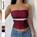 KaiKuo Cross-Border European And American Y2K Sexy Style Lace Tube Top Vest Women's Clothing 2025 Autumn_ecoleips.com
