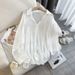 2025 Design Sense: Loose Lightweight Ice Silk Chiffon For Women's Summer 2025 New Sunscreen Shirt And Stylish Jacket_ecoleips.com