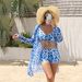Women's Three Piece Boxer Bikini Swimsuit Two-Piece Cover Up Bowknot Fashion Beach Swimming Suit_ecoleips.com
