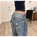 Hip-hop Fashion Versatile Jeans For Men Women, Embroidered Daily Straight-leg Pants, Cross-border Foreign Trade, New_ecoleips.com