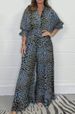 Women's Leopard Print Wide Leg Jumpsuit Casual Fashion European American Style New Arrival_ecoleips.com