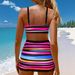 Women's Slim Fit Bikini Sexy Gathered Multi-Color Swimsuit Hot Style Swimwear_ecoleips.com