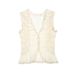 Women's Clothing Lace Button-Up Shirt Casual Fashion American Style Polyester Cotton Tees For Summer_ecoleips.com