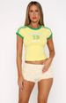 Summer Sexy Hot Girl Printed Letter Crop Top European American Style Cross Border Women's Clothing_ecoleips.com