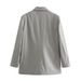 Cross-border Foreign Trade Wholesale ZA European And American Style Women's New Fashion Silhouette Double-breasted_ecoleips.com