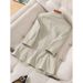 2025 New Cross-Border European And American Style Beige Women's Lightweight Blazer_ecoleips.com