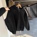 Unisex Gothic Star Hoodie with Diamond Zipper Design High Street Trend Loose Fit European And American Style Cross Border Fashion Sweatshirt_ecoleips.com