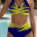 Women's Conservative Bikini Set – High-Waisted Swimwear With Removable Padding (S-Xl) – Quick-Dry & Uv Protection_ecoleips.com