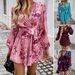 DiYun 2024 Autumn/Winter Foreign Trade European And American Women's Fashion Elegant Color-Block Print_ecoleips.com