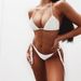 2026 European And American New Pearl Bikini Sexy Thong Swimsuit_ecoleips.com