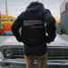 Women's Fleece Lined Sweatshirt Solid Color Letter Print With Kangaroo Pocket Drawstring_ecoleips.com