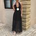 Women's Clothing French Retro Style Halter Neck Deep V Waist Dress Spring Summer_ecoleips.com