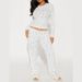 Women's Clothing Casual Cute Flower Round Neck Long Sleeve Home Comfortable Trousers Set_ecoleips.com