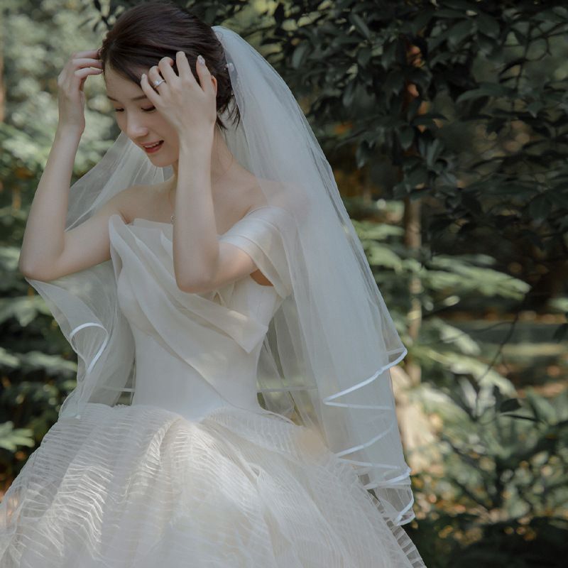 Women's Clothing New Forest Style High End Dress With Long Train_ecoleips.com
