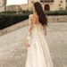 Women's Clothing Deep V Backless Wedding Dress Long Sleeves Spring New Style Tail Slim Fit Sexy Simple Travel Photography_ecoleips.com