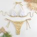 Verve New Sexy Tie Swimsuit For Women With Gold Foil Bikini_ecoleips.com