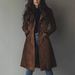 Aria Basics Aria Basics 2024 European American Cross-border Comfortable Casual Eye-catching Suede Coat With Tie-waist And Extended Length_ecoleips.com