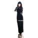 Two-Piece Set New High-Neck Base Shirt + Camisole For Women Spring Waist-Cinching Elegant Inner Dress High-End Leather_ecoleips.com