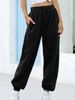 Women's Fleece Lined Casual Sports Sweatpants Loose Fit Winter Clothing European American Style Independent Store_ecoleips.com