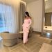 Elegant Sexy One-Shoulder Long-Sleeved Ball Dress Hip Wrapped Three-Dimensional Flower Design_ecoleips.com