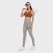 New Dropshipping Nude Feel Sports Bra With Cross Back Sexy Design, Fitness Running Shock Absorbing Yoga Bra_ecoleips.com
