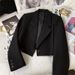 K Short Women's Suit Jacket With A New High-end Design Sense And Versatile Blazer Coat._ecoleips.com