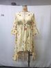 Summer Western Cowboy Ethnic Style Floral Print Retro Short-Sleeved Dress_ecoleips.com