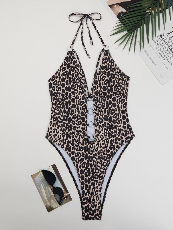 Women's Clothing Sexy One Piece Bikini Swimsuit Summer Vacation Polyester Fitness Suit_ecoleips.com
