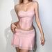 2025 Spring/Summer New Women's Solid Color Sexy Tube Top Vest High Waist Bodycon Skirt Set_ecoleips.com