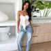 's Best-selling Lace Bustier Women's Clothing 2024 European And American Summer Sexy Off-shoulder Strapless Top_ecoleips.com