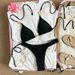 Women's Clothing Sexy Solid Color Halter Neck Beaded Beach Bikini Swimsuit For Women Style Quick-Dry Polyester, Modest Coverage_ecoleips.com