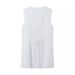Aria Basics Aria Basics 2024 Summer Cross-Border European And American Women's Clothing Button-Design Round-Neck Vest Top_ecoleips.com