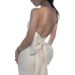 Bohemian-style Wedding Dress, Strapless, 2026 New Model, With Large Bow, Simple Vintage Satin, Waist-cinching, Mermaid_ecoleips.com