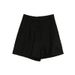 Suitable For All Seasons Shorts For Women, Summer Slimming Cotton Versatile Niche Breathable Wide-Leg High-Waist Casual Commuter Linen Pants_ecoleips.com