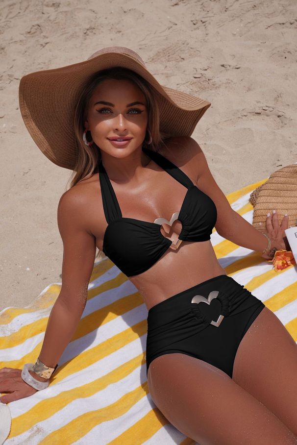 Modern Two-Piece Bikini Set: Sexy High-Waisted & Triangle Top Swimsuit For Women_ecoleips.com