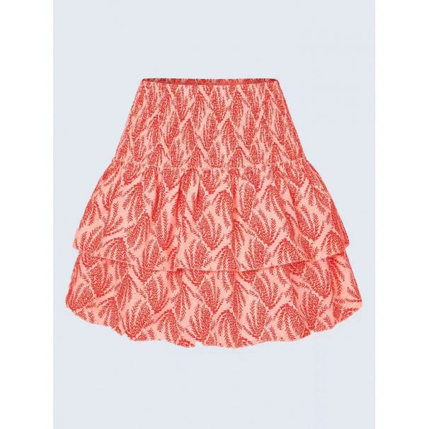 Women's Clothing Skirt Pleated Skirt Ruffle Printed Skirt Fashion Floral Short Skirt 13 Colors_ecoleips.com