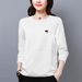 Long-Sleeved T-Shirt For Women In Autumn, Suitable For Women Weighing 80 200 Pounds Approximately 36 90 Kg . Features A_ecoleips.com