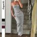 DiYun European American Vacation Tube Top Vest And Casual Long Pants Set Women's Clothing 2026 Summer Independent_ecoleips.com