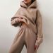 Aria Basics 2026 New Cross-Border European And American Women's Casual Sports Style Solid Color Thickened Hooded Sweatshirt Fashion_ecoleips.com