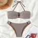 Women's Sexy High Waist Halter Bikini Set - European & American Style Split Swimsuit For Beach & Pool_ecoleips.com