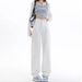 2025 Summer Trend Light Color Straight Jeans For Women Loose Fit Tall Extended Wide Leg Floor-Length Pants_ecoleips.com