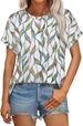 WEESO Womens T Shirts Crew Neck Rolled Short Sleeve Basic Summer Tops 2026 Casual Tees Curved Hem_ecoleips.com