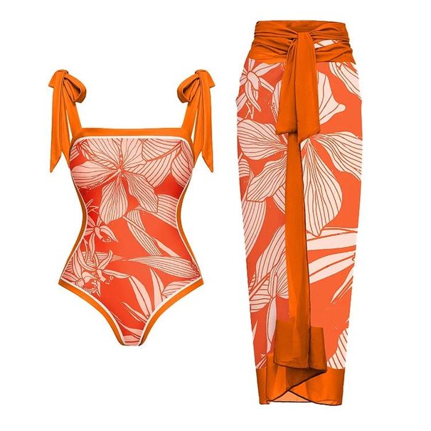 Women's Clothing Swimsuit Conservative One Piece Sexy Swimsuit Female Chiffon Skirt Swimsuit Suit_ecoleips.com