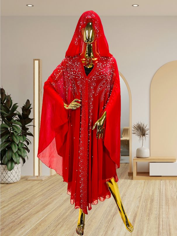 Women's Clothing Rhinestone Trumpet Sleeve Women's Loose Fashion Shawl_ecoleips.com