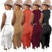 Women's Clothing Casual Sleeveless Tassel Dress Knitted Solid Color Versatile For Spring/Autumn Summer_ecoleips.com
