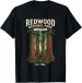 Women's T-Shirts Redwood National Park California Vintage Design T-Shirt_ecoleips.com