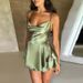 Summer Sexy Slim Fit Backless Solid Color Suspender Dress Women's European American Style Wholesale_ecoleips.com